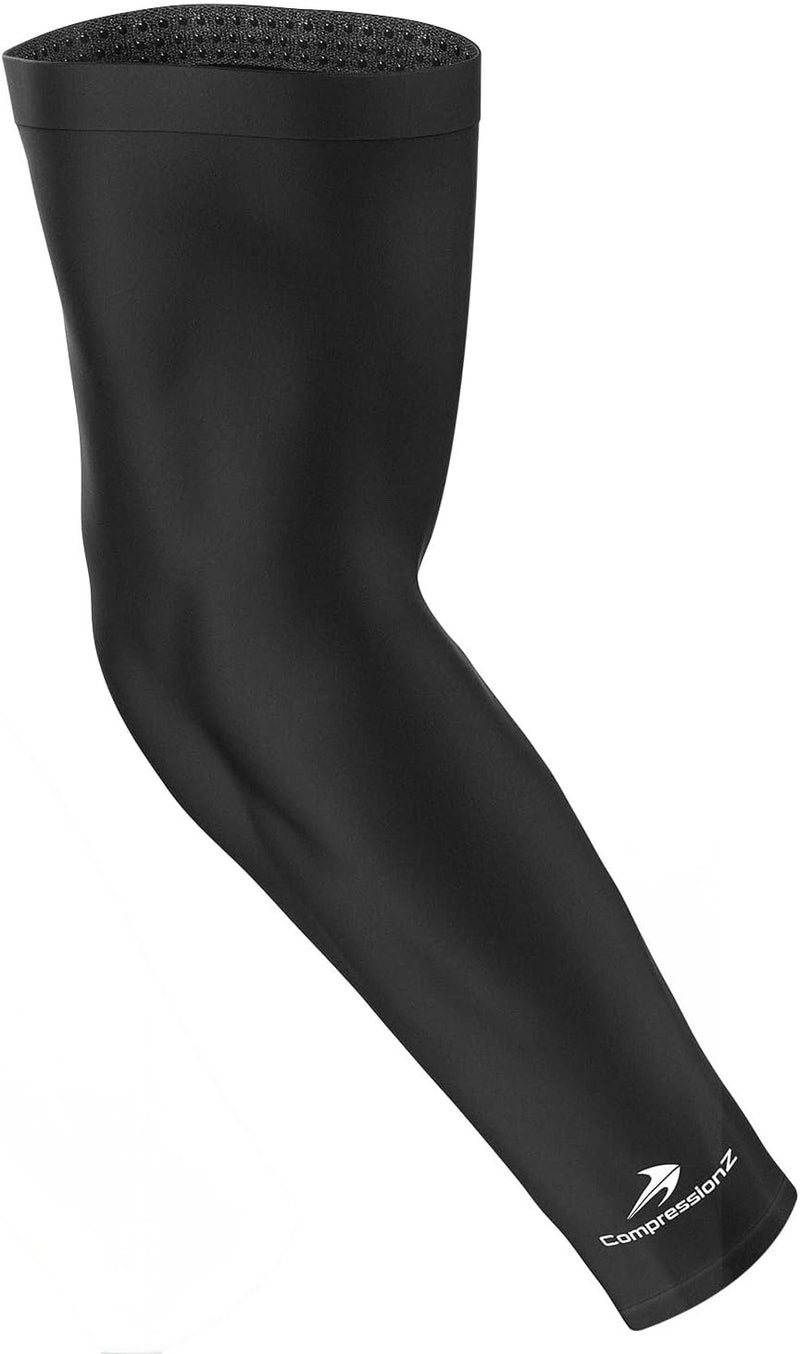 CompressionZ Compression Arm Sleeves for Men & Women| Cooling UV Sun Protection Elbow Pain Relief for All Sports and Recovery - Image 1